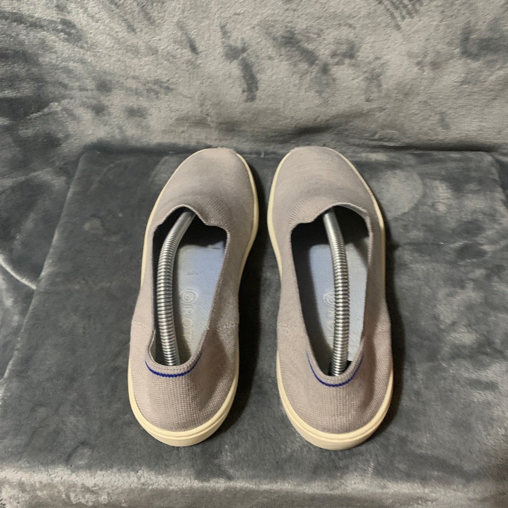 Rothy's The Sneaker Women 10 Slip On Grey Knit Sustainable Comfort - Picture 14 of 16